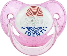 Empreinte My Identity Paraguay Sucette Physiologique Rose à paillette