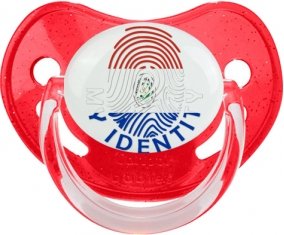 Empreinte My Identity Paraguay Sucette Physiologique Rouge à paillette