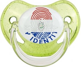 Empreinte My Identity Paraguay Sucette Physiologique Vert à paillette