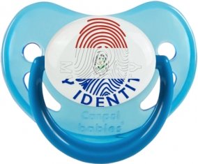 Empreinte My Identity Paraguay Sucette Physiologique Bleue phosphorescente