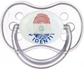 Empreinte My Identity Paraguay Tétine Anatomique Transparente classique