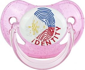 Empreinte My Identity Philippines Tétine Physiologique Rose à paillette