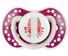 Empreinte My Identity Pérou Sucette LOVI Dynamic Fuchsia phosphorescente