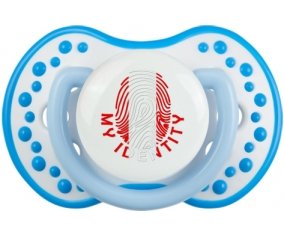 Empreinte My Identity Pérou Sucette LOVI Dynamic Blanc-bleu phosphorescente