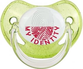 Empreinte My Identity Pologne Sucete Physiologique Vert à paillette
