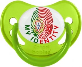 Empreinte My Identity le Portugal Sucette Physiologique Vert phosphorescente