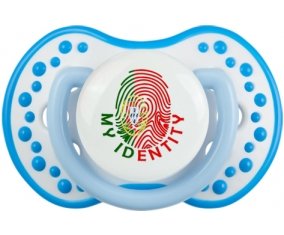 Empreinte My Identity le Portugal Sucette LOVI Dynamic Blanc-bleu phosphorescente