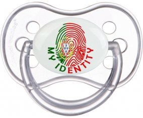 Empreinte My Identity le Portugal Tétine Anatomique Transparente classique