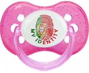 Empreinte My Identity le Portugal Sucette Cerise Rose à paillette