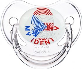 Empreinte My Identity Porto Rico Sucette Physiologique Transparent classique