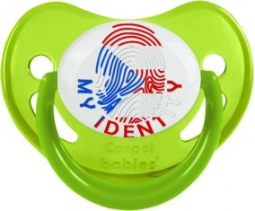 Empreinte My Identity Porto Rico Sucette Physiologique Vert phosphorescente
