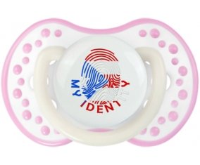 Empreinte My Identity Porto Rico Sucette LOVI Dynamic Blanc-rose phosphorescente