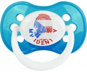 Empreinte My Identity Porto Rico Sucette Anatomique Cyan classique