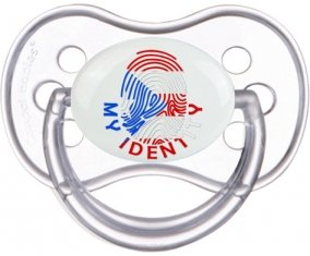 Empreinte My Identity Porto Rico Sucette Anatomique Transparente classique