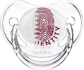 Empreinte My Identity Qatar Tétine Physiologique Transparent classique