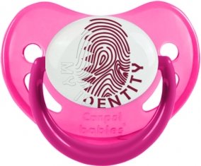 Empreinte My Identity Qatar Tétine Physiologique Rose phosphorescente