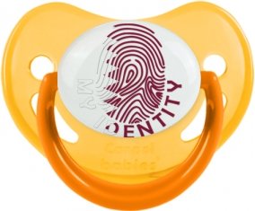 Empreinte My Identity Qatar Tétine Physiologique Jaune phosphorescente