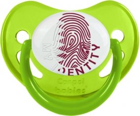 Empreinte My Identity Qatar Tétine Physiologique Vert phosphorescente