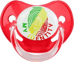 Empreinte My Identity République du Congo Sucete Physiologique Rouge à paillette