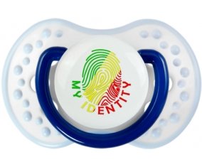 Empreinte My Identity République du Congo Tétine LOVI Dynamic Marine-blanc-bleu classique
