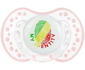 Empreinte My Identity République du Congo Tétine LOVI Dynamic Retro-blanc-rose-tendre classique