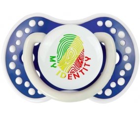 Empreinte My Identity République du Congo Tétine LOVI Dynamic Bleu-marine phosphorescente