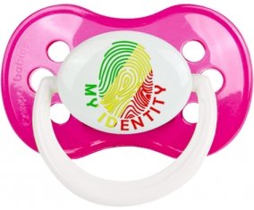 Empreinte My Identity République du Congo Sucette Anatomique Rose foncé classique