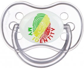 Empreinte My Identity République du Congo Sucette Anatomique Transparente classique
