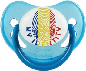 Empreinte My Identity Roumanie Sucette Physiologique Bleue phosphorescente