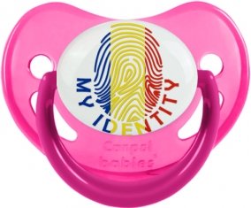Empreinte My Identity Roumanie Sucette Physiologique Rose phosphorescente