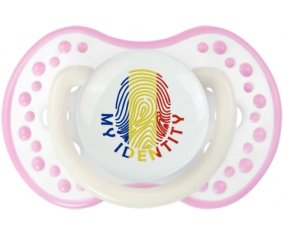 Empreinte My Identity Roumanie Sucette LOVI Dynamic Blanc-rose phosphorescente
