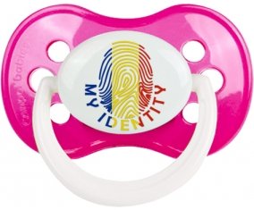 Empreinte My Identity Roumanie Tétine Anatomique Rose foncé classique