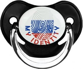 Empreinte My Identity Russie Tétine Physiologique Noir classique