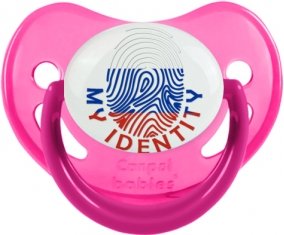 Empreinte My Identity Russie Tétine Physiologique Rose phosphorescente