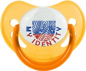 Empreinte My Identity Russie Tétine Physiologique Jaune phosphorescente