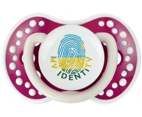 Empreinte My Identity Rwanda Tétine LOVI Dynamic Fuchsia phosphorescente