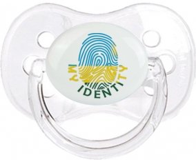 Empreinte My Identity Rwanda Sucette Cerise Transparent classique