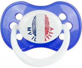 Empreinte My Identity Saint Barthlemy Tétine Anatomique Bleu classique