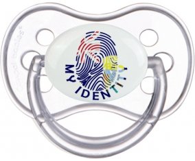 Empreinte My Identity Sainte-Hélène Sucette Anatomique Transparente classique