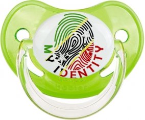 Empreinte My Identity Saint-Christophe-et-Niévès Tétine Physiologique Vert classique