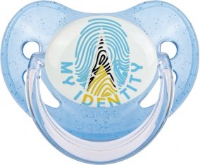 Empreinte My Identity Sainte-Lucie Sucete Physiologique Bleue à paillette