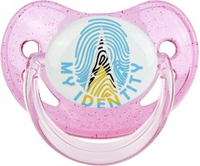 Empreinte My Identity Sainte-Lucie Sucete Physiologique Rose à paillette