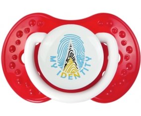Empreinte My Identity Sainte-Lucie Tétine LOVI Dynamic Blanc-rouge classique