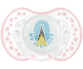 Empreinte My Identity Sainte-Lucie Tétine LOVI Dynamic Retro-blanc-rose-tendre classique