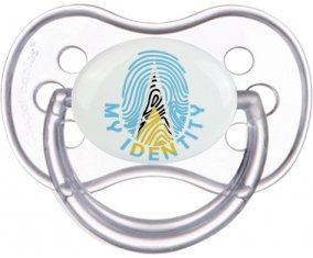 Empreinte My Identity Sainte-Lucie Sucette Anatomique Transparente classique