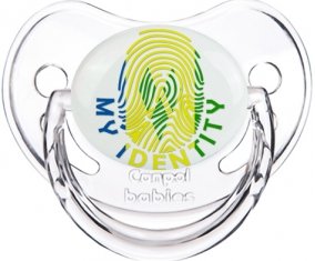 Empreinte My Identity Saint-Vincent-et-les-Grenadines Tétine Physiologique Transparent classique