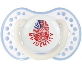 Empreinte My Identity Samoa Tétine LOVI Dynamic Blanc-cyan classique