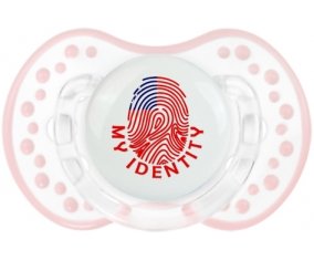 Empreinte My Identity Samoa Tétine LOVI Dynamic Retro-blanc-rose-tendre classique