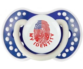 Empreinte My Identity Samoa Tétine LOVI Dynamic Bleu-marine phosphorescente