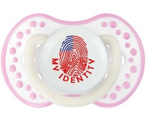 Empreinte My Identity Samoa Tétine LOVI Dynamic Blanc-rose phosphorescente
